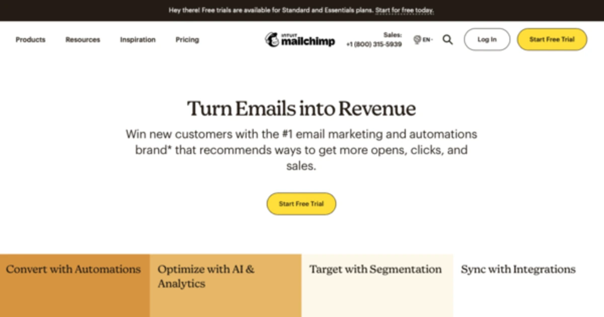 mailchimp screenshot