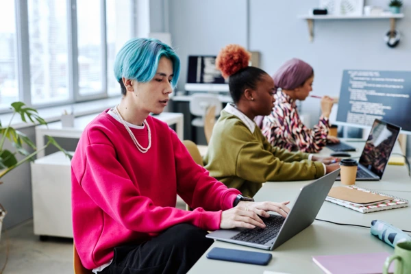 busy blue coders