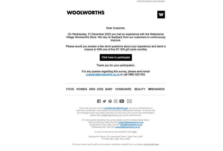 email demande de commentaires