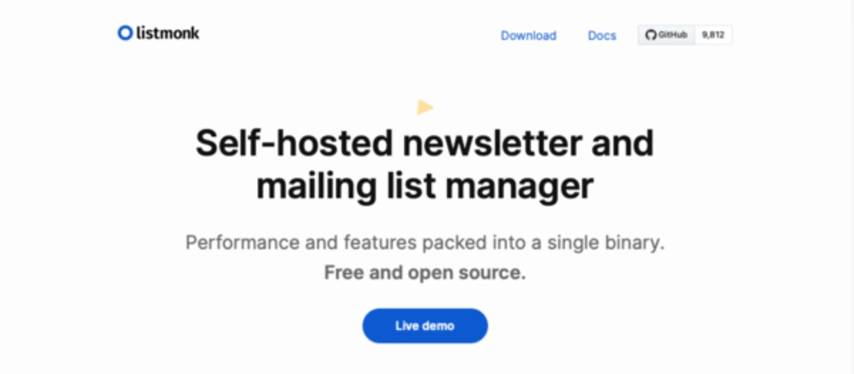 listmonk screenshot