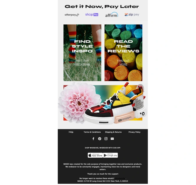 emails promotionnels